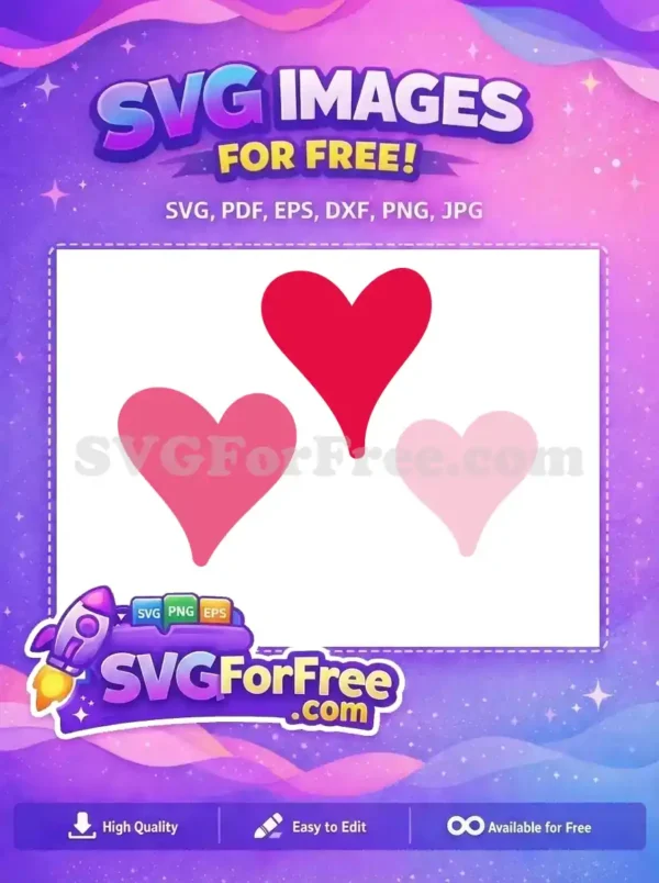 Free Pink Heart Free Red Heart Valentine’s Day Free SVG Free Pink Heart Free Red Heart Valentine's Day Free SVG