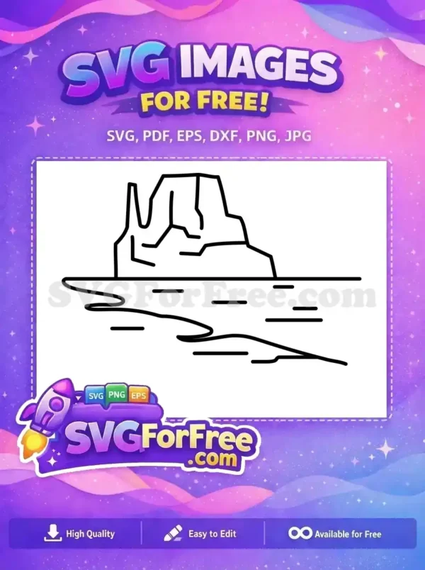 Free Rocky Mountain Free River Valleys Icons Free SVG