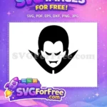 Free Dracula Fangs Free Pointed Collar Vampire Free SVG - Instant Download