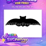 Free Dark Wings Free Vampire Silhouette Halloween Free SVG - Instant Download