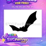Free Flying Wings Free Halloween Vampire Silhouette Free SVG - Instant Download