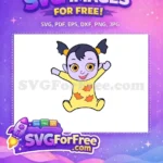 Free Happy Vampirina Free Bat Accents Vampirina Free SVG - Instant Download