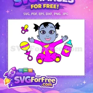 Free Baby Vampirina Smiling Free with Pacifier Bottle Vampirina Free SVG Free Baby Vampirina Smiling Free with Pacifier Bottle Vampirina Free SVG