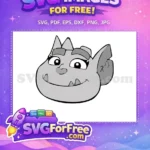 Free Smiling Vampirina Free Fangs Sunglasses Vampirina Free SVG - Instant Download