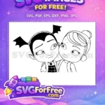 Free Smiling Veep Free Poppy Hug Vampirina Free SVG - Instant Download