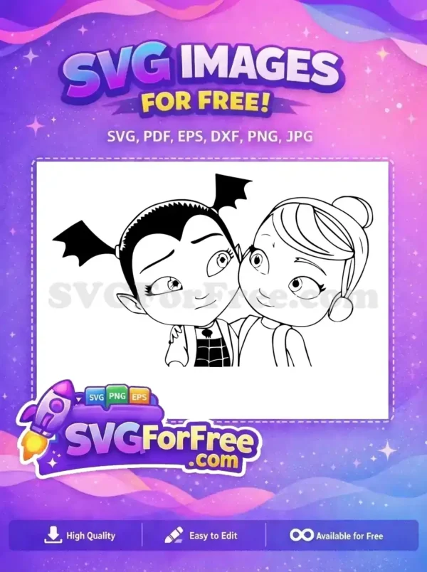Free Smiling Veep Free Poppy Hug Vampirina Free SVG