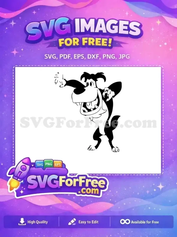 Free Smiling Dog Free Fang Display Scooby-Doo Free SVG Free Smiling Dog Free Fang Display Scooby-Doo Free SVG