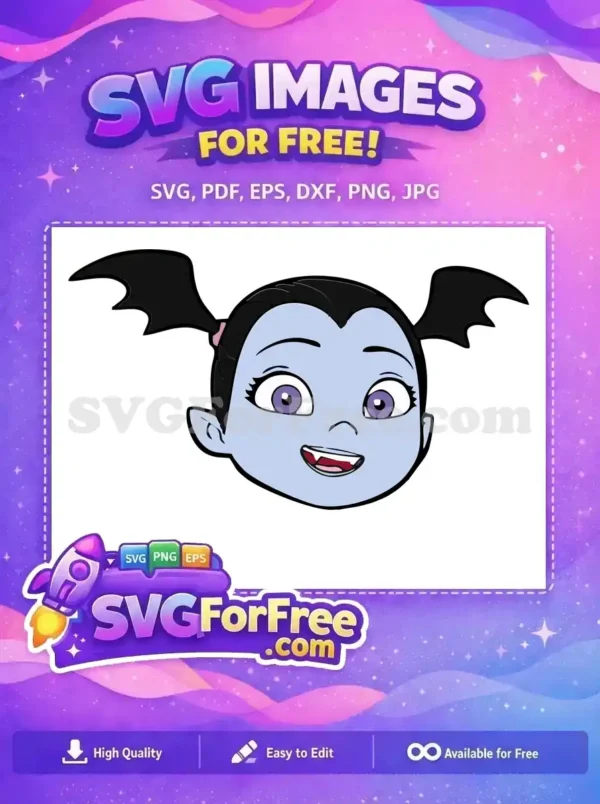 Free Bat Wings Free Smiling Face Vampirina Free SVG