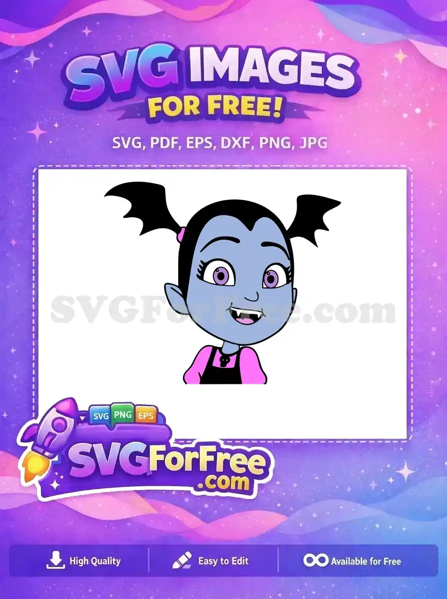 Free Bat Wings Free Purple Eyes Vampirina Free SVG