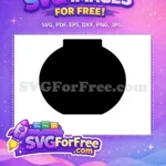 Free Number One Free Vase Silhouette Free SVG 1 - Instant Download