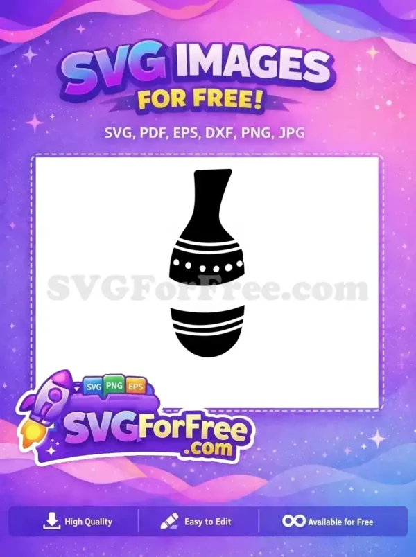 Free Striped Vase Free Decorative Pots Home Free SVG Free Striped Vase Free Decorative Pots Home Free SVG