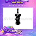 Free Brown Top Free Diamond Vase Silhouette Free SVG - Instant Download