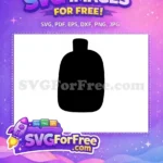 Free Silhouette Vase Free Line Art One Free SVG - Instant Download
