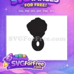 Free Afro Hairstyle Free Vase Silhouette Category 1 Free SVG - Instant Download