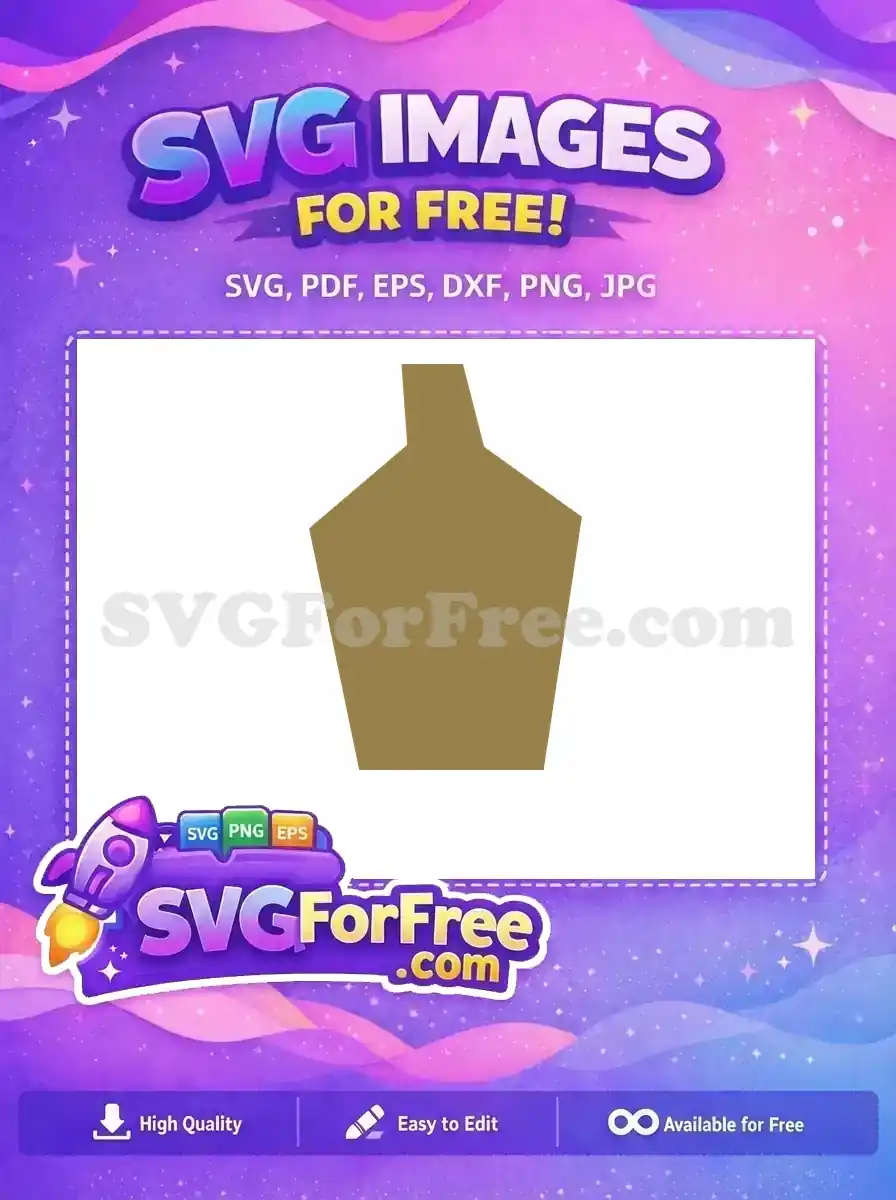 Free Brown Decorative Free Stylish Vase Silhouette Free SVG