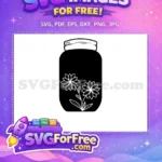 Free Silhouette Outline Free Vase Silhouette Category 1 Free SVG 2 - Instant Download