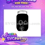Free Number One Free Vase Silhouette Free SVG 17 - Instant Download