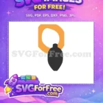 Free Peach Ring Free Black Vase Silhouette Category 1 Free SVG - Instant Download