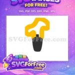 Free Dark Vase Free Yellow Smoke Art Free SVG - Instant Download