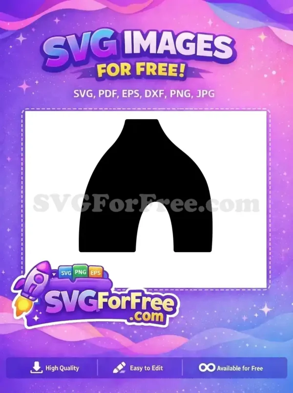 Free Black Silhouette Free Vase Silhouette Category 1 Free SVG