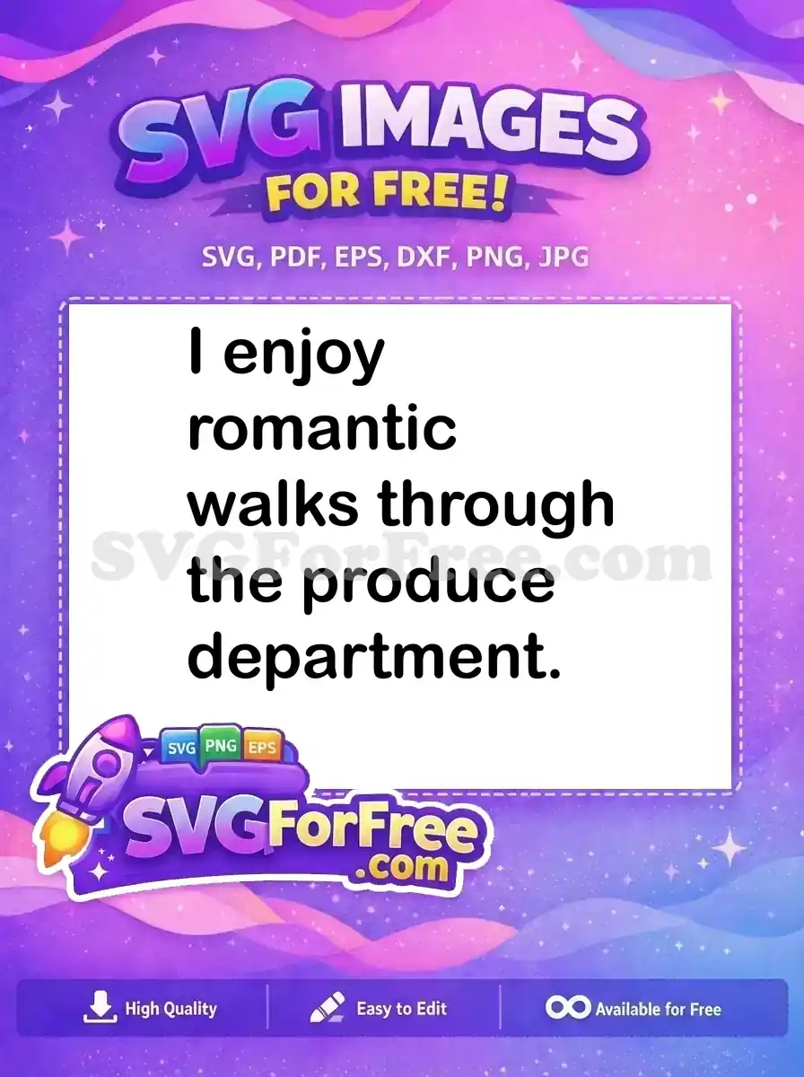 Free Romantic Walks Free Produce Department Vegan Free SVG