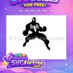 Free Black Suit Free Spider Logo Venom Free SVG - Instant Download