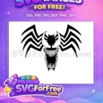 Free Symbiote Teeth Free Black Tentacles Venom Free SVG - Instant Download