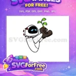 Free Sad Eve Free Boot Sprout WALLE Free SVG - Instant Download