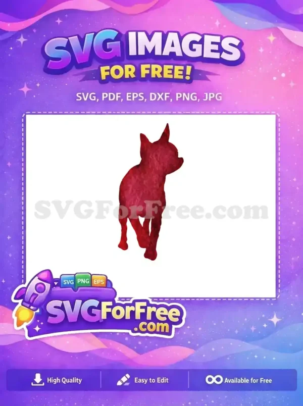 Free Red Watercolor Puppy Free Dog Silhouette Art Free SVG Free Red Watercolor Puppy Free Dog Silhouette Art Free SVG
