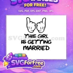 Free Black Glove Free Wedding Text This Girl Free SVG