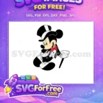 Free Elegant Tophat Mickey Free Bowtie Wedding Free SVG - Instant Download