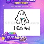Free Turquoise Diamond Ring Free I Said Yes Wedding Free SVG - Instant Download