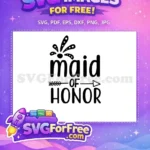 Free Arrow Accent Free Maid of Honor Wedding Free SVG - Instant Download