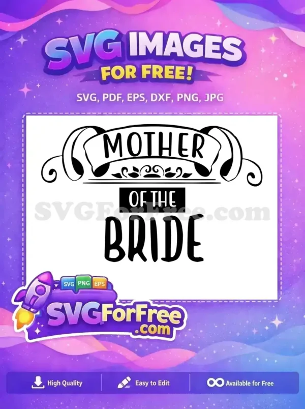 Free Mother Lettering Free Bride Quote Wedding Free SVG