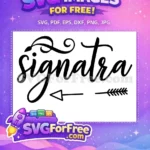 Free Signatra Script Free Wedding Quotes Silhouette Free SVG - Instant Download