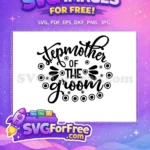 Free Calligraphic Stepmother Free Groom Wedding Free SVG - Instant Download