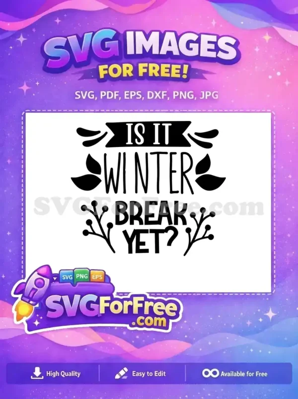 Free Winter Leaves Free Break Branches Quote Free SVG
