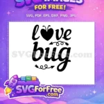 Free Love Heart Bug Free Arrows Wedding Free SVG - Instant Download