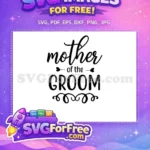 Free Wedding Heart Free Mother Groom Celebration Free SVG - Instant Download