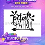 Free Elegant Petal Free Patrol Wedding Free SVG - Instant Download