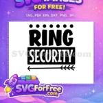 Free Ring Bearer Free Arrow Design Wedding Free SVG 2 - Instant Download