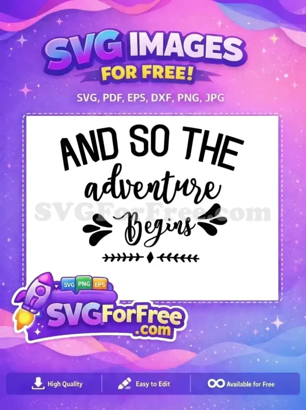 Free Wedding Font Free Calligraphy And So The Adventure Free SVG