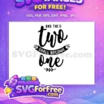 Free Elegant Script Free Wedding Silhouette Marriage Free SVG - Instant Download