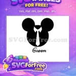 Free Groom Tux Free Wedding Ears Groom Free SVG - Instant Download