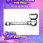 Free Tobacco Pipe Free Weed Smoking Free SVG - Instant Download