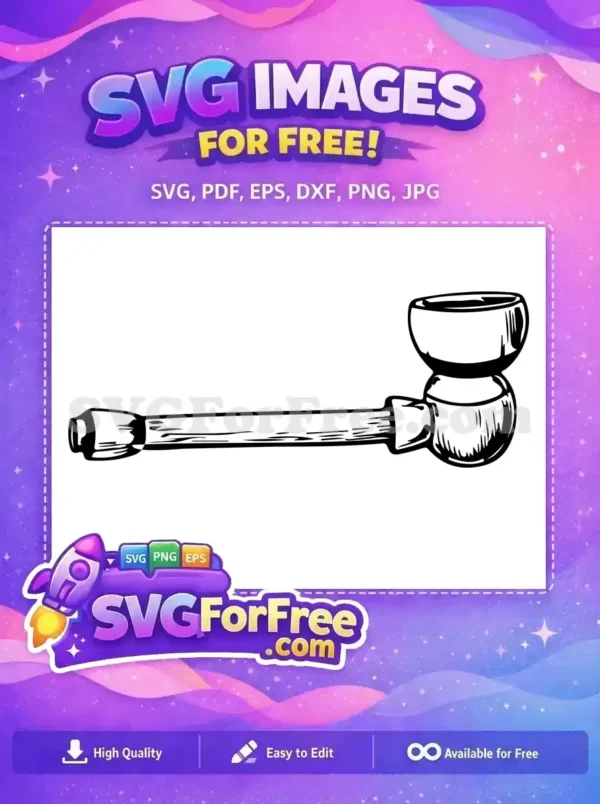 Free Tobacco Pipe Free Weed Smoking Free SVG