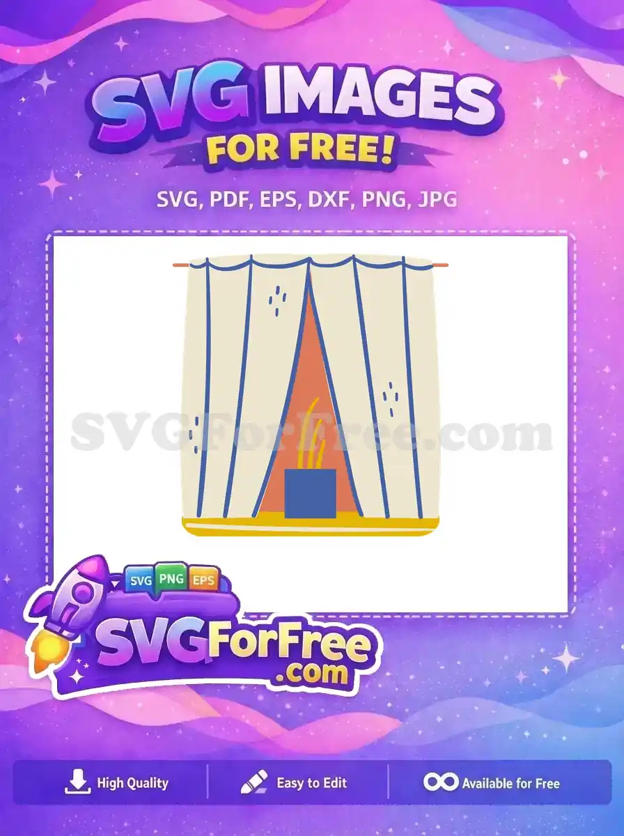 Free Window View Free Abstract Plant Orange Background Free SVG