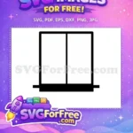 Free Silhouette Window Free Minimalist Horror Movie Free SVG - Instant Download