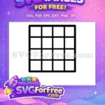 Free Number 1 Silhouette Free One Window Silhouette Free SVG - Instant Download