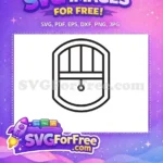 Free Minimalist Prison Free Dungeon Cell Window Free SVG - Instant Download